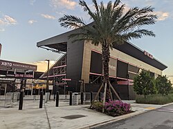 Chase Stadium entrance
