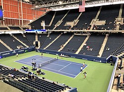 Practice at the Louis Armstrong Stadium during the 2021 US Open