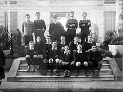 The first Argentina national team ever before playing the British Lions, 12 June 1910