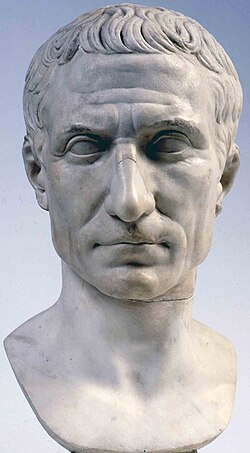 Roman bust of Julius Caesar