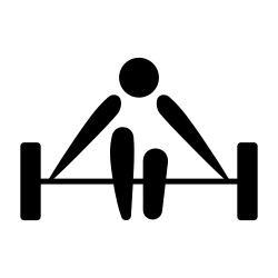 Pictogram for Weightlifting at the Summer Olympics