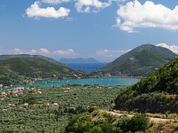 The Ionian Sea, view from the island Lefkada, Greece
