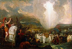 Joshua Passing the River Jordan with the Ark of the Covenant, Benjamin West, 1800