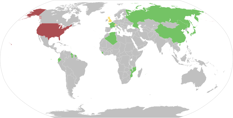 2024 UNSC Members vote result:   In favour   Against   Abstentions