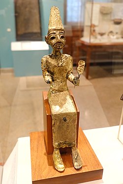 Putative statuette of El (c. 1400–1200 BCE) from Tel Megiddo in northern Israel