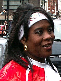 Tessa Sanderson appeared in every Summer Olympics from 1976 to 1996, winning the gold medal in the javelin at the 1984 Olympics. She was the first Black British woman to win an Olympic gold medal, and the second track and field athlete to compete at six Olympics. Sanderson won gold medals at three Commonwealth Games and at the 1992 IAAF World Cup. She set five Commonwealth records and ten British national records in the javelin, as well as records at junior and masters levels. Sanderson had a rivalry with fellow Briton Fatima Whitbread, who took the bronze in the 1984 Olympics.