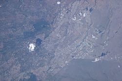 A satellite view of Nairobi, 2004
