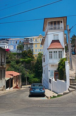 A street in Valparaiso