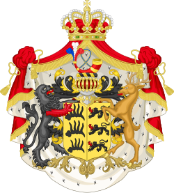 Arms granted to the dukes in 1867