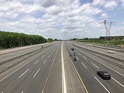 The New Jersey Turnpike (Interstate 95) is the largest and busiest highway in Hamilton, though it has no interchanges within the township