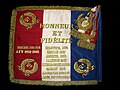 Colour of the 2nd Foreign Infantry Rgt bearing the motto "Honneur et Fidélité"