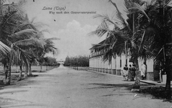 The way to the governor's palace in Togo, 1904