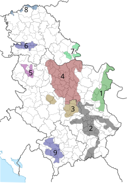 Wine regions of Serbia