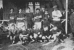 Football team of C.A. Provincial that participated in Copa Jockey Club in 1910