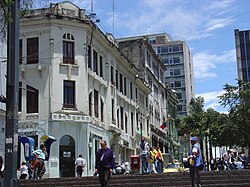 Street of Manizales near the major square