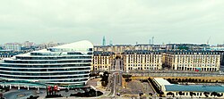 Baku White City in Baku was opened in 2011 and completed in 2022.