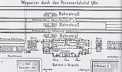 Station plan about 1890