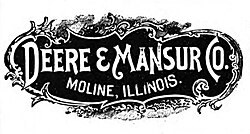 Deere & Mansur Co. logo (1901)