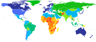 Life expectancy, 2016