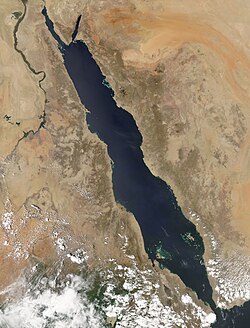 Red Sea image from NASA