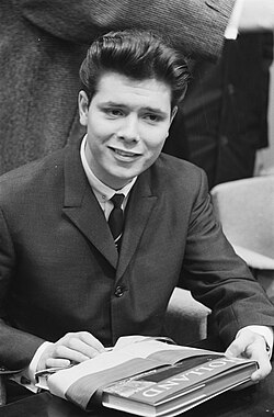 Richard at a press conference in the Netherlands in 1962