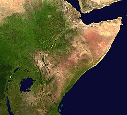 The Horn of Africa. NASA image