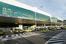 The new terminal building opened in 2007 and handles all departures.