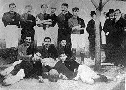 Team of Newell's of 1907, first champion of Copa Vila