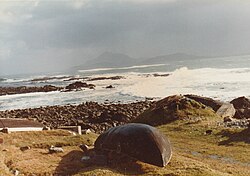 The Atlantic as seen from the shores of Clare Island, Ireland, in 1981