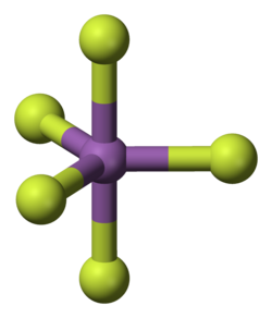 Structure of gaseous SbF5