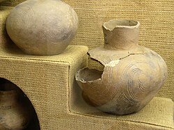 Mississippian culture pottery from the Grand Village of the Natchez historic site