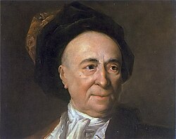 A portrait of Bernard de Fontenelle