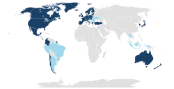 OECD members Applicants