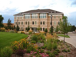 The rebuilt Jacob Spori Building, home to BYU-Idaho Scroll