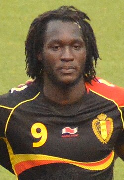 Lukaku with Belgium in 2013