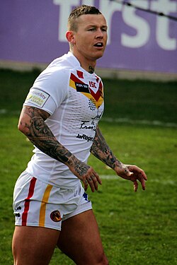 Carney playing for Catalans Dragons in 2015.