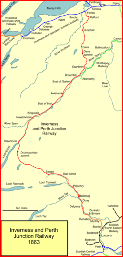 The Inverness and Perth Junction Railway in 1863