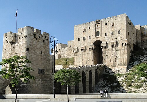 Aleppo Citadel was the center of the Aleppan monarchs in the Middle Ages