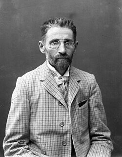 Eliezer Ben-Yehuda (1858–1922), founder and leader of the movement to revive the Hebrew language, is considered the father of Modern Hebrew.[118]
