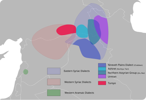 A map of Assyrian dialects