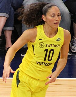 Sue Bird spent her entire WNBA career with the Seattle Storm and is the only player to win titles in three different decades.