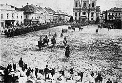 Romanian troops entering Timișoara on 3 August 1919