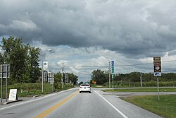 Northern terminus