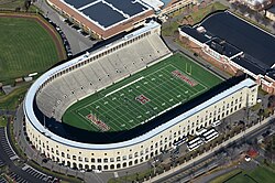 Harvard Stadium, the nation's first collegiate athletic stadium made of concrete