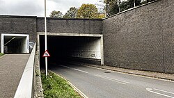 Claremont Way Tunnel in Chatham, Kent, England