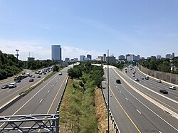 Tysons, Virginia, located outside Washington, D.C., is the classic example of an 'edge city' described by Joel Garreau in Edge City: Life on the New Frontier.
