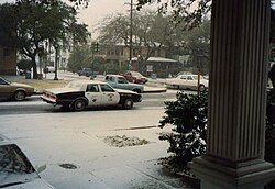 Snow in New Orleans, Louisiana