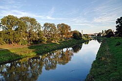 The White Elster river in Gera
