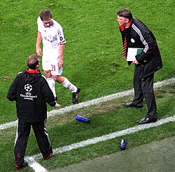 Van Gaal with Philipp Lahm in 2009