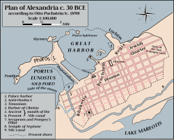 Plan of Alexandria c. 30 BC